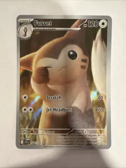 Furret 168/159 Illustration Rare Journey Together Pokemon Near Mint - Image 1
