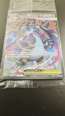 Sealed Mega Charizard X ex 023 Mega Evolution Promo Holo Pokemon Card Brand New - Image 2