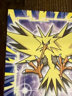 #145 Zapdos Topps LP+ Blue Logo Pokemon TV Animation Edition - Image 5