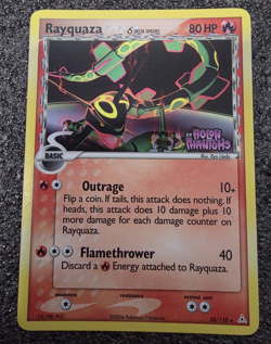 Rayquaza 26/110 EX Holon Phantoms Delta Species Reverse Holo English 2006 - Image 1