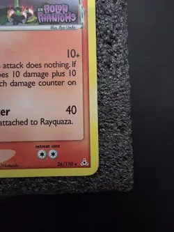 Rayquaza 26/110 EX Holon Phantoms Delta Species Reverse Holo English 2006 - Image 3