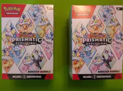 2x Pokemon TCG Scarlet & Violet Prismatic Evolutions Booster Bundle Sealed - Image 1