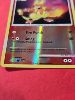 2007 Pokemon Diamond and Pearl Secret Wonders Reverse Foil #93 Magmar, C, cd1 - Image 2