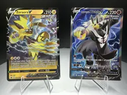 Zeraora V 053/198 & Rapid Strike Urshifu V 152/163 Pokemon TCG Ultra Rare Lot NM - Image 1