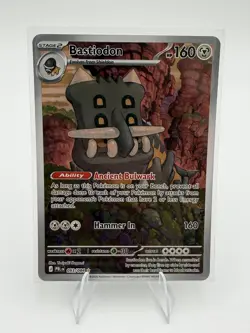 Bastiodon 093/084 Pitch Black Pokemon Illustration Rare English NM - Image 1