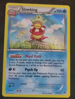 POKEMON TCG: XY BREAKPOINT SLOWKING 21/122 RARE HOLO - Image 1