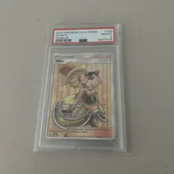 Pokemon Nita Team Up FA Full Art #180 PSA 8 NM/M - Image 1