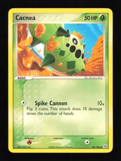 Pokemon Cacnea 44/106 Common Emerald Near Mint - Image 1