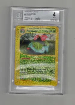 2002 POKEMON VENUSAUR Expedition Base Set HOLOFOIL Promo Beckett BGS 4 - Image 1