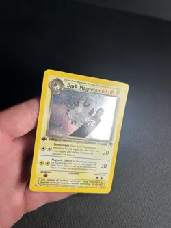 Pokemon TCG Dark Magneton 11/82 1st Edition Team Rocket Holo MP+ - Image 5