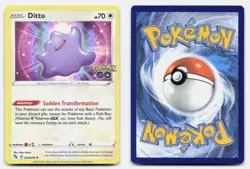 Ditto 053/078 Holo Rare Pokemon GO Pokemon NM - Image 3