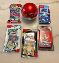 Pokemon TCG POKEBALL TIN + Journey Together Blister Pack Promo + MORE! LOT #2 - Image 1