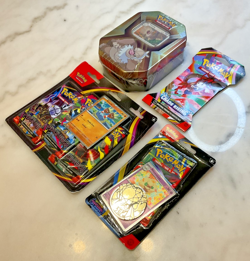 Pokemon [Binacle] 3-Pack Blister Pitch Black ME05 + Whammy Tin LOT - Image 3