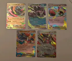 Pokemon Pitch Black Mega Ex Lot Slowbro Darkrai Zeorara Delphox Excadrill NM+ - Image 1