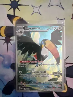 Pokemon TCG Pitch Black Toucannon 94/84 English Full Art Illustration Rare - Image 1