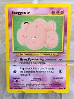 Nintendo Exeggcute 64/105 Neo Destiny Regular Common Unlimited 2000 40 HP - Image 1