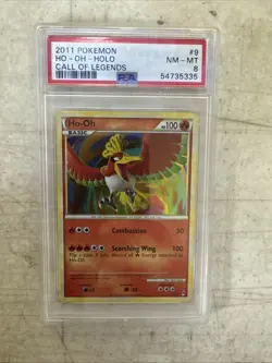 2011 Pokemon Call Of Legends #9 Ho-Oh - Holo PSA 8 NM-MT - Image 2