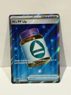 N's PP Up 262/217 Ultra Rare Ascended Heroes Pokemon Holo Near Mint - Image 1