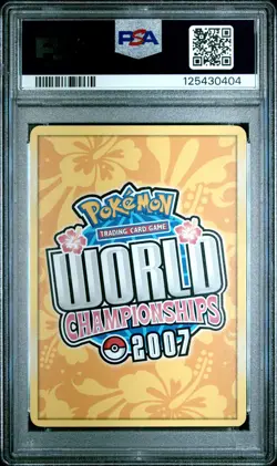 2007 POKEMON WORLD CHAMPIONSHIPS PROMO LEGENDARY ASCENT #102 ESPEON EX PSA 9 - Image 2