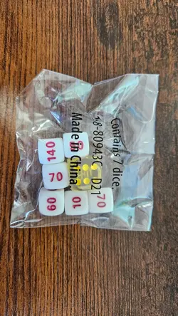 Pokemon CELEBRATIONS TCG ETB Dice Set - Image 3