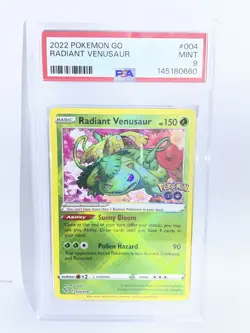 2022 Pokemon Go Radiant Venusaur PSA 9 - Image 3