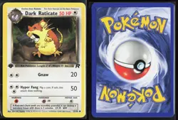 Dark Raticate 51/82 - Pokemon 1st Edition Team Rocket - Common - NM - Image 3
