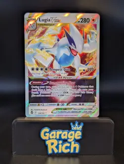 Lugia VSTAR 139/195 Ultra Rare SWSH12: Silver Tempest Pokemon TCG NM+ - Image 1