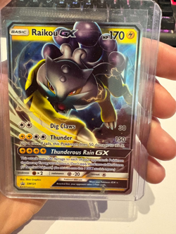 2018 Pokemon SM Sun & Moon Promo SM121 Raikou GX - Image 1