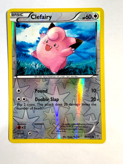 Pokemon TCG BW Plasma Storm Clefairy 97/135 Reverse Holo Common - Image 1