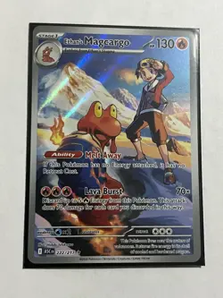Pokemon Ethan's Magcargo 222/217 ME: Ascended Heroes IR Illustration Rare - Image 1