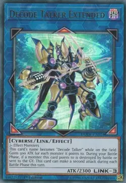 Yugioh - Decode Talker Extended (Ultra Rare) (1st Edition) - DUDE-EN024 (P) - Image 1