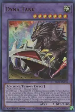 Yugioh - Dyna Tank (Ultra Rare) (1st Edition) - BLCR-EN018 (P) - Image 1