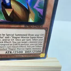 Yu-Gi-Oh TCG Tellusion The Magna Warrior BPRO-EN004 1st Ed Common Rock Effect - Image 3
