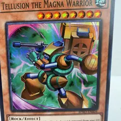 Yu-Gi-Oh TCG Tellusion The Magna Warrior BPRO-EN004 1st Ed Common Rock Effect - Image 4