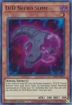 Yugioh - D/D Necro Slime (Ultra Rare) (1st Edition) - GFP2-EN075 (P) - Image 1