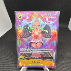 Bandai S-Snake OP08-112 Two Legends SR Super Rare Foil Parallel 6000 5C Eng - Image 1
