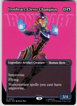 Ironheart Clever Champion Borderless 360 Marvel Super Heroes Magic the Gathering - Image 1