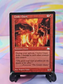 Magic the Gathering MTG Weatherlight 1997 Card | Cinder Giant - Image 1
