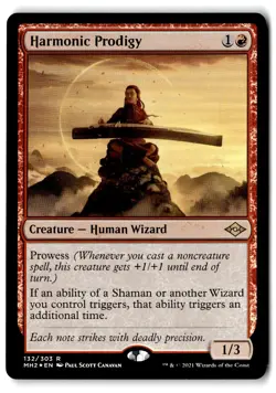 Harmonic Prodigy (Foil) - NM Near Mint - MH2 Modern Horizons 2 # 132 - MTG Magic - Image 1