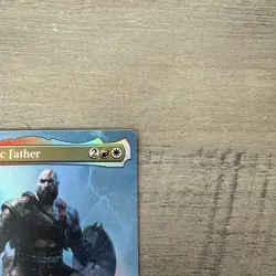 Kratos, Stoic Father MTG SECRET LAIR FOIL - Image 2