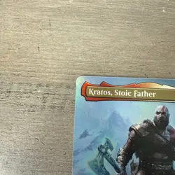 Kratos, Stoic Father MTG SECRET LAIR FOIL - Image 3