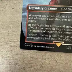 Kratos, Stoic Father MTG SECRET LAIR FOIL - Image 4