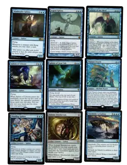 Blue-100 Card Sphinx Deck-Commander-Jace-Rare-Mythic-Magic the Gathering-EDH-MTG - Image 2