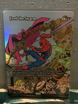 Magic Feed The Swarm Borderless Foil - Image 1
