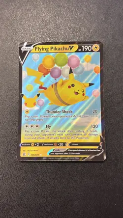Pokemon 2021 Flying Pikachu VMAX Full Art Celebrations Card 006/025 - Image 1