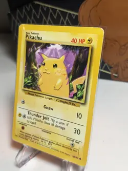 Vintage Pikachu - Base Set - 58/102 - Pokemon Card - LP - Image 3