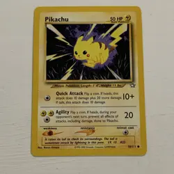 Pokemon Neo Genesis Pikachu TCG Card 70/111 Regular Rare - Image 1