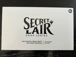 MTG Secret Lair Dan Frazier Is Back Again: Allied Talismans FOIL ETCHED Sealed - Image 2