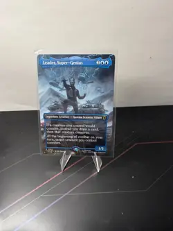 Leader, Super-Genius (Borderless) 330 Marvel Super Heroes Magic The Gathering NM - Image 1