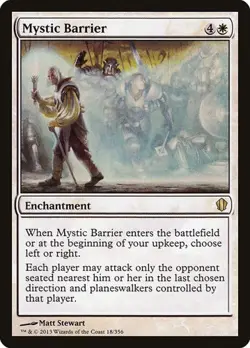 Mystic Barrier Commander 2013 MP MTG - Image 1
